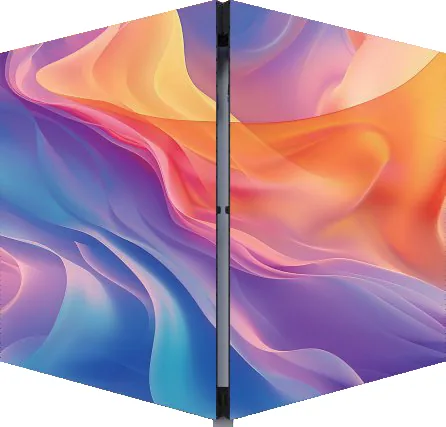 Cube transparent display concept