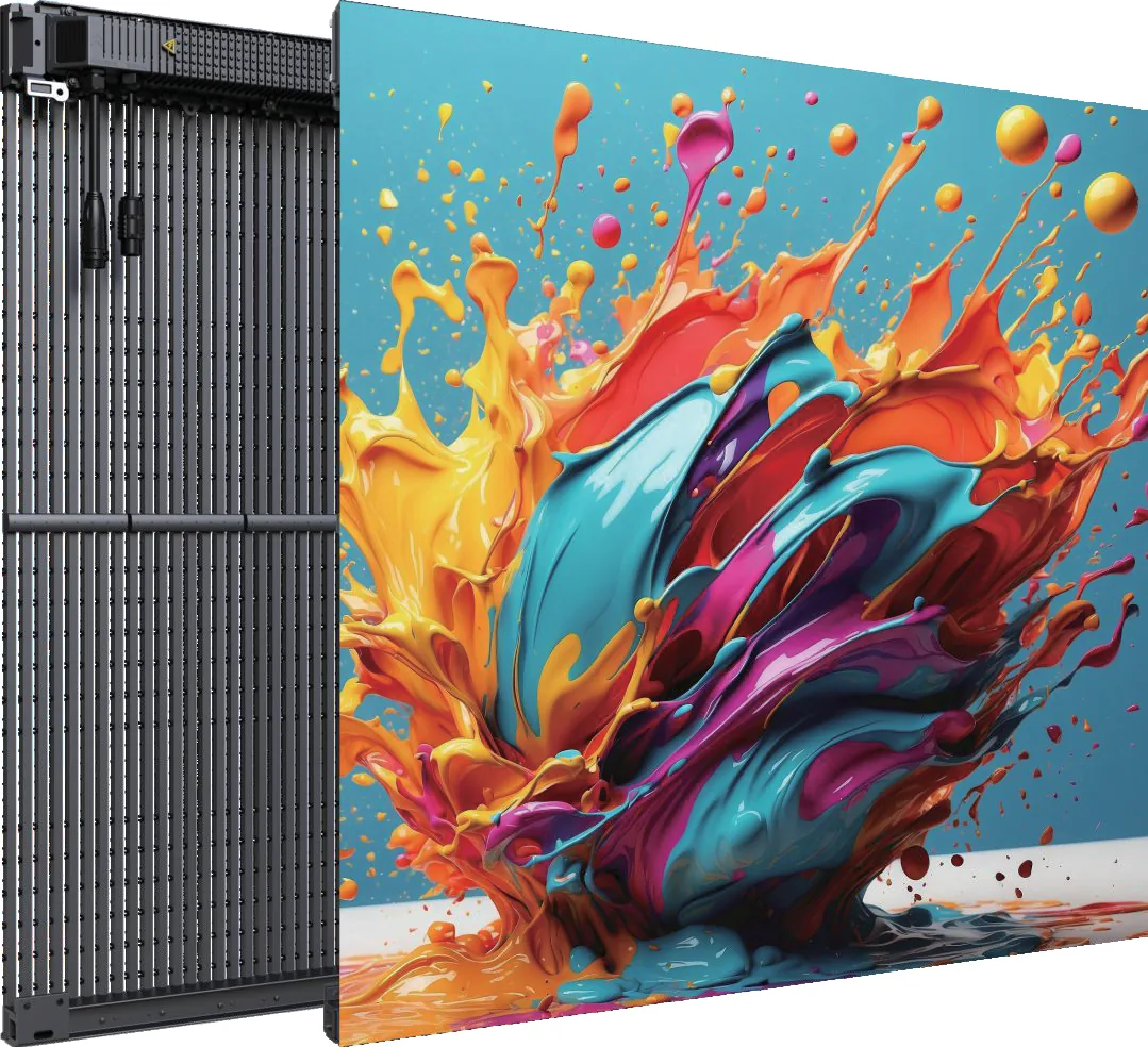 FABULUX Platinum Mesh Series transparent LED mesh display
