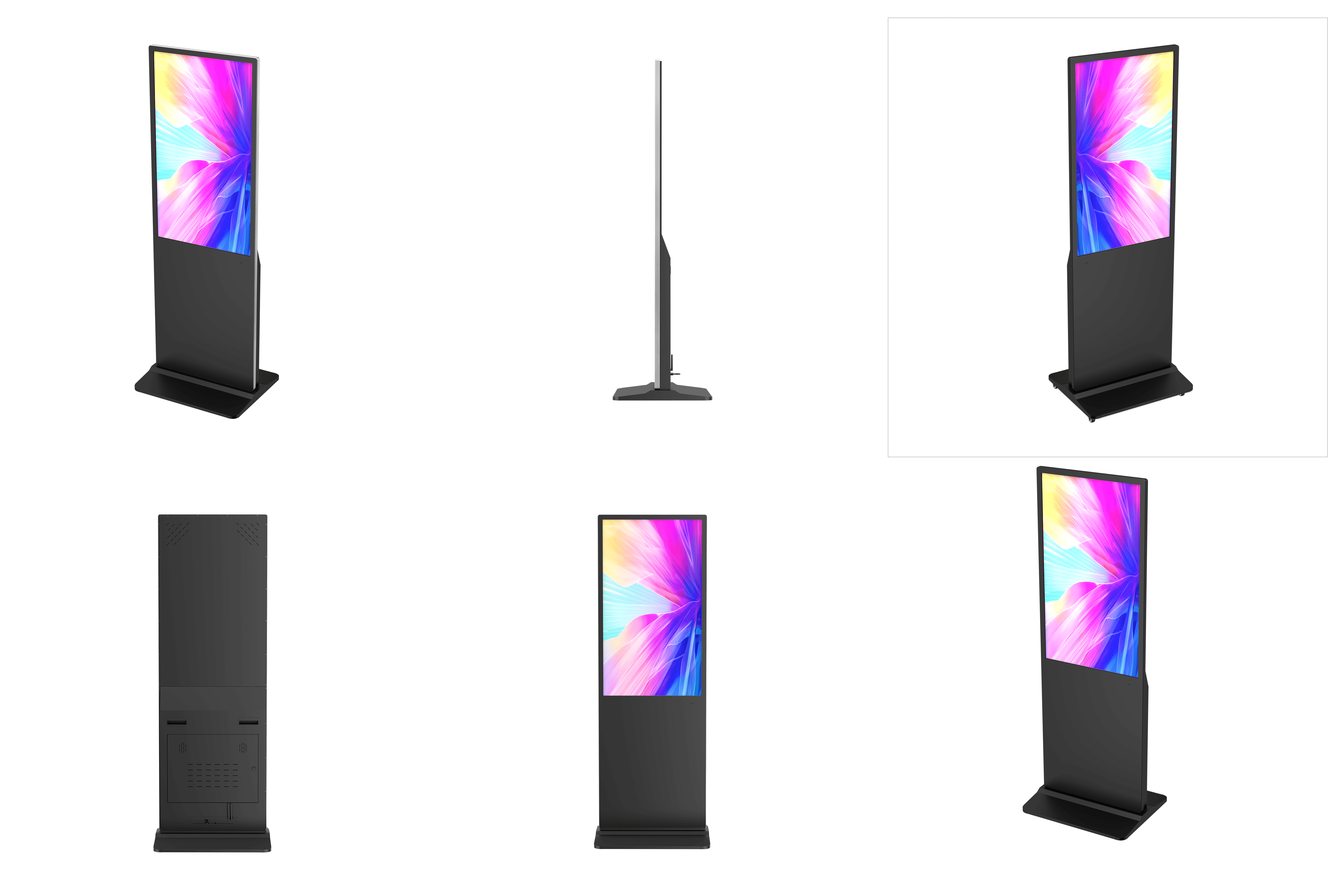 Orkiddo OKD-B43 Floor-Standing Digital Poster Capacitive Touch